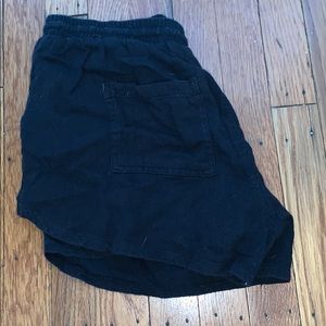 Black comfortable shorts